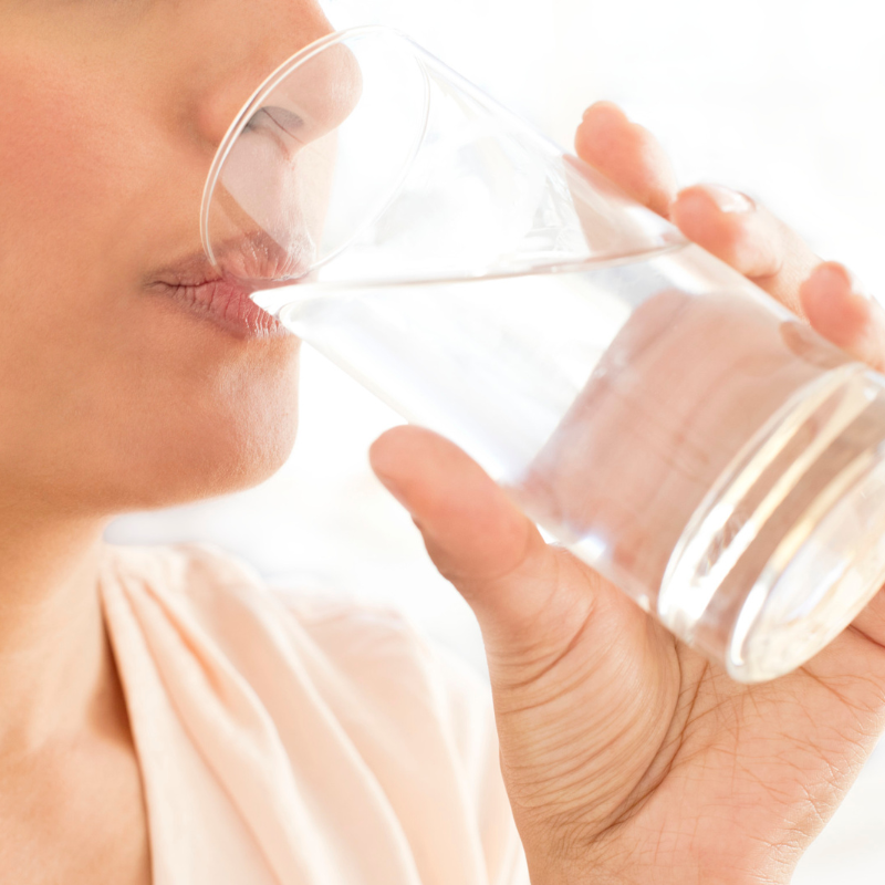 Stay hydrated for healthy skin